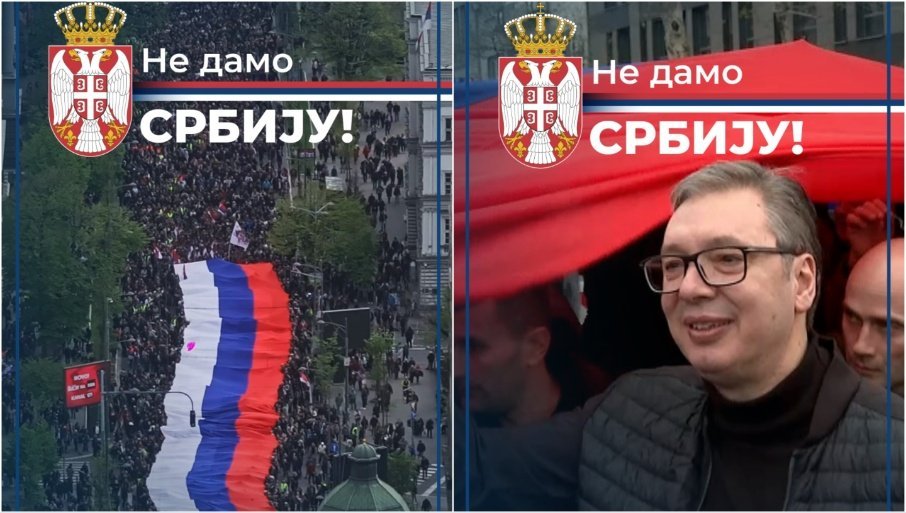 Veličanstveni prizori i poziv na svenarodni skup danas u 19 časova: Okupimo se i pokažimo koliko nas ima!