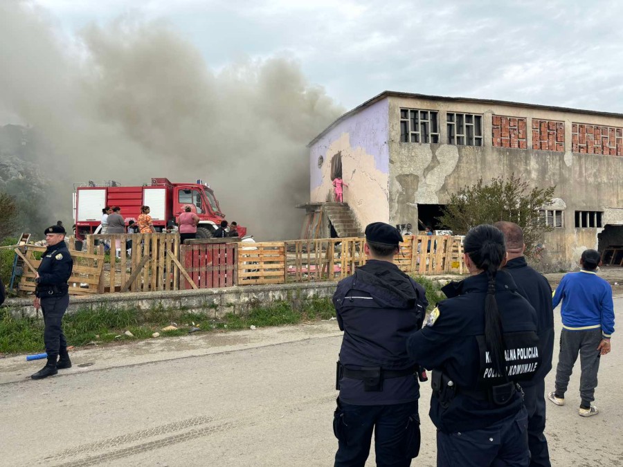 Ulcinj: Požar u centru grada