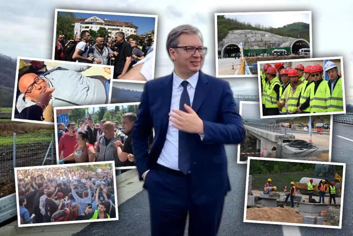 Na Vidovdan otvaranje žile kucavice autoputa Miloš Veliki: Dok vandali divljaju, linčuju i pljuju, Vučić se bori za bolji život građana