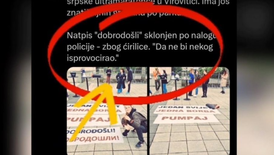 Dok Vučić odaje poštu srpskim žrtvama ustaških zločina, blokaderi ponosni jer ih dočekuju Hrvati i Severina i brane im ćirilicu!