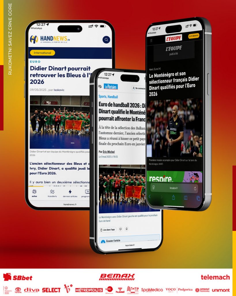 Francuski mediji: Pozitivan uticaj Dinara donio uspjeh Crnoj Gori