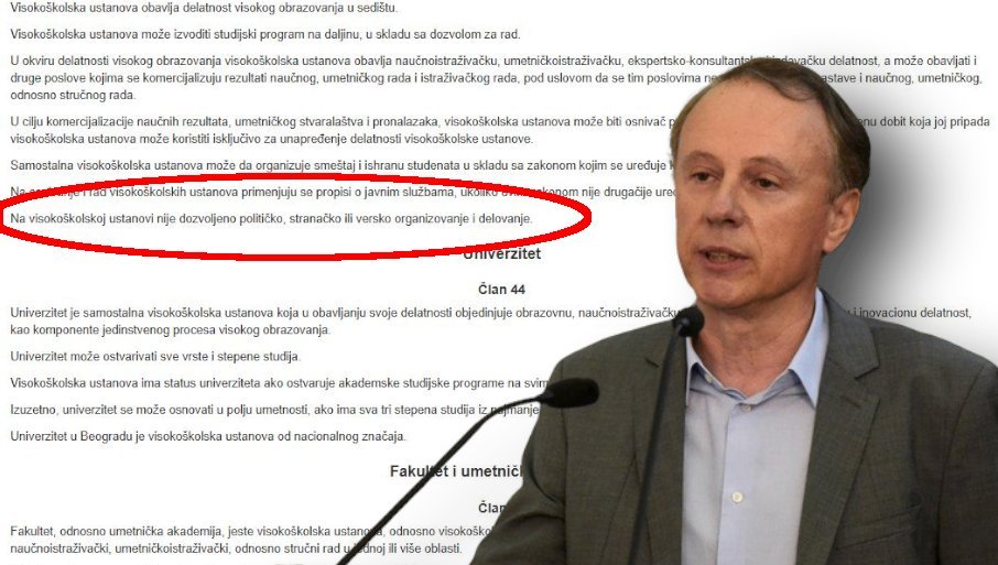 CRNO NA BIJELO: Ovo je dokaz da blokaderi foteljaši i rektor hoće da naprave kriminalnu državu! (FOTO)