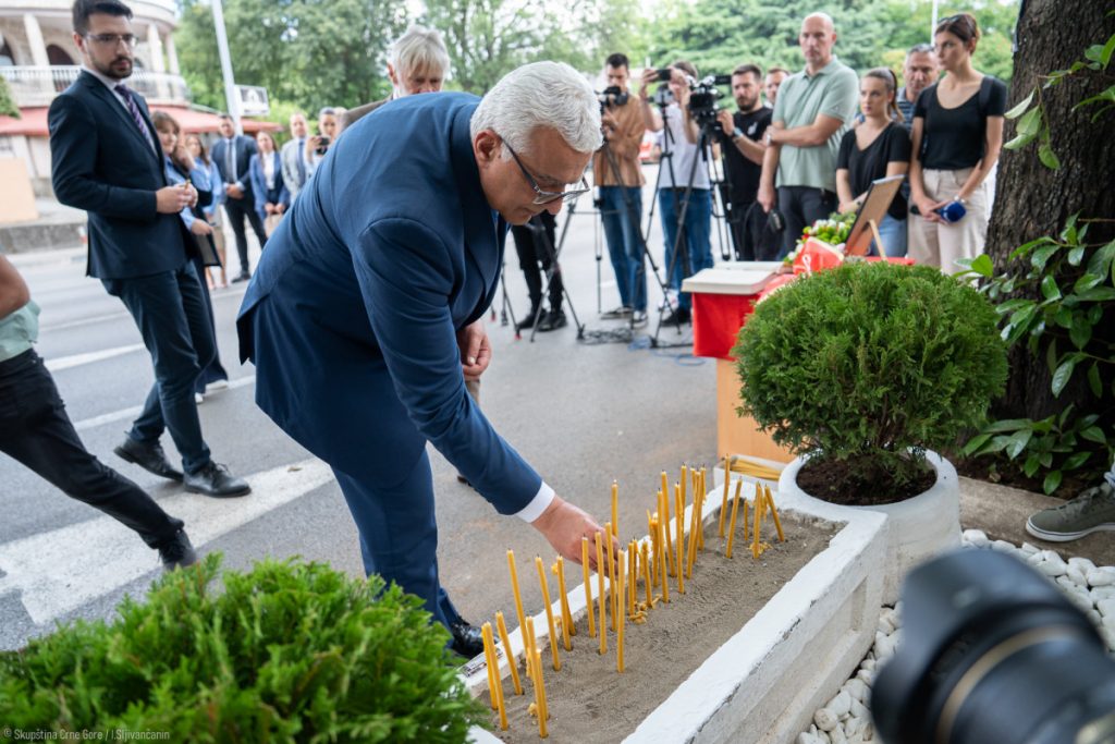 Mandić: Jovanović je bio borac za pravdu, slobodnu riječ i misao, i kao takav stradao u borbi protiv onih koji su Crnu Goru držali u kriminalnom mraku