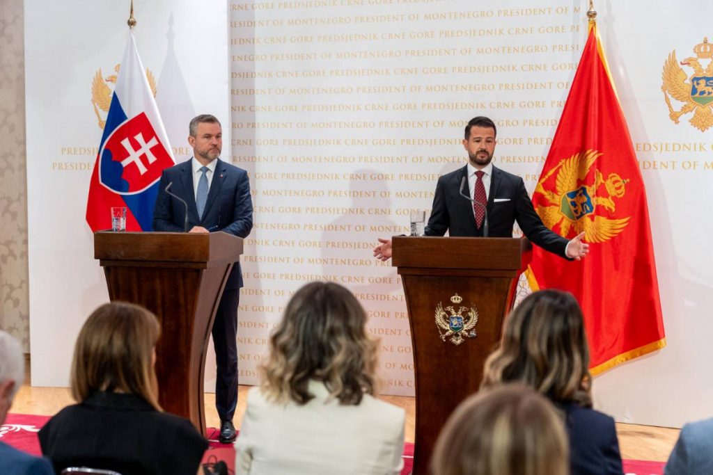 Milatović sa Pelegrinijem: Cijenimo doprinos koji je Slovačka dala Crnoj Gori u ključnim trenucima naše moderne istorije — od procesa obnove nezavisnosti, preko snažne podrške crnogorskom članstvu u NATO