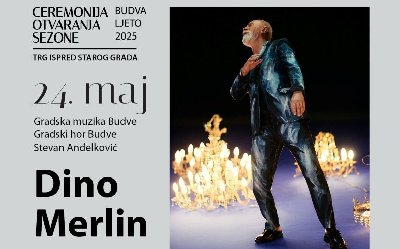 Dino Merlin priređuje veličanstveni spektakl 24. maja u Budvi