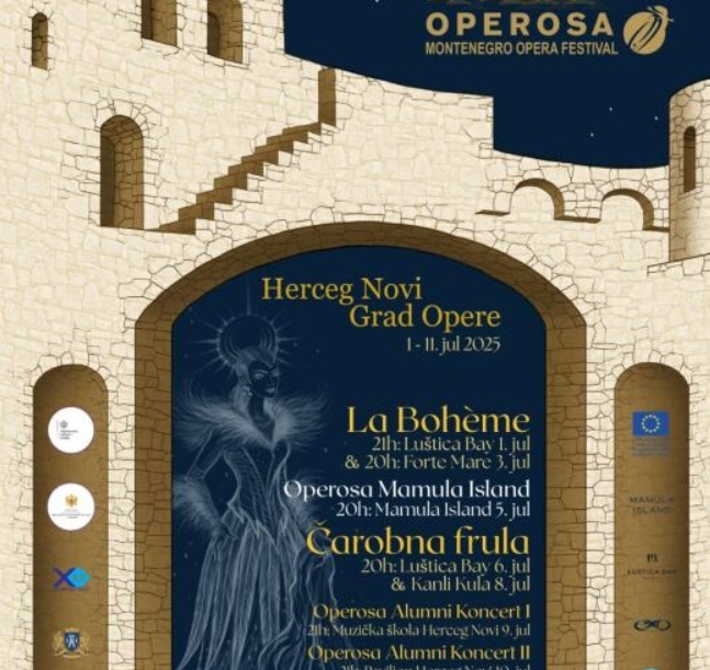 Operosa Montenegro Opera festival od 1. do 11. jula
