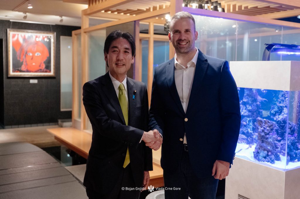 Spajić sa ministrom ekonomije Japana: Do kraja godine biznis forum Crne Gore i Japana