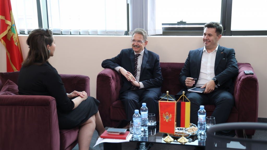 Adžović sa Feltenom: Želimo da investicije iz partnerskih zemalja zauzmu centralno mjesto u Crnoj Gori