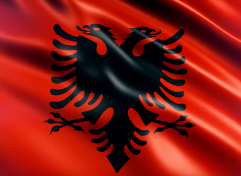 albanija zastava