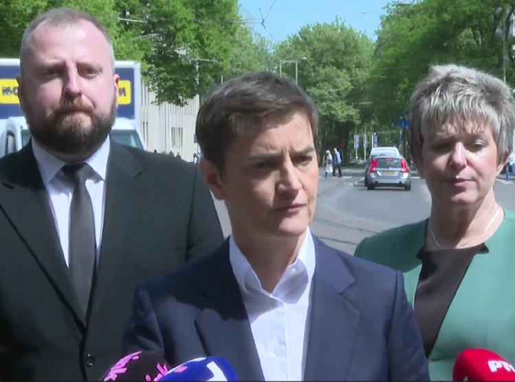 Brnabić: Glavne teme u Hagu evropski put Srbije, sankcije Rusiji i Vučićev put u Moskvu