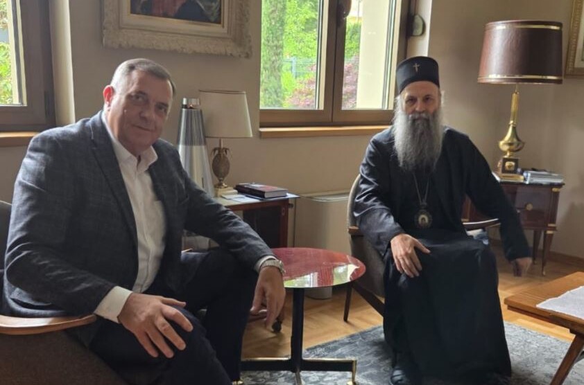 Dodik sa patrijarhom Porfirijem: SPC nije samo stub naše vjere, ona je čuvar našeg identiteta!