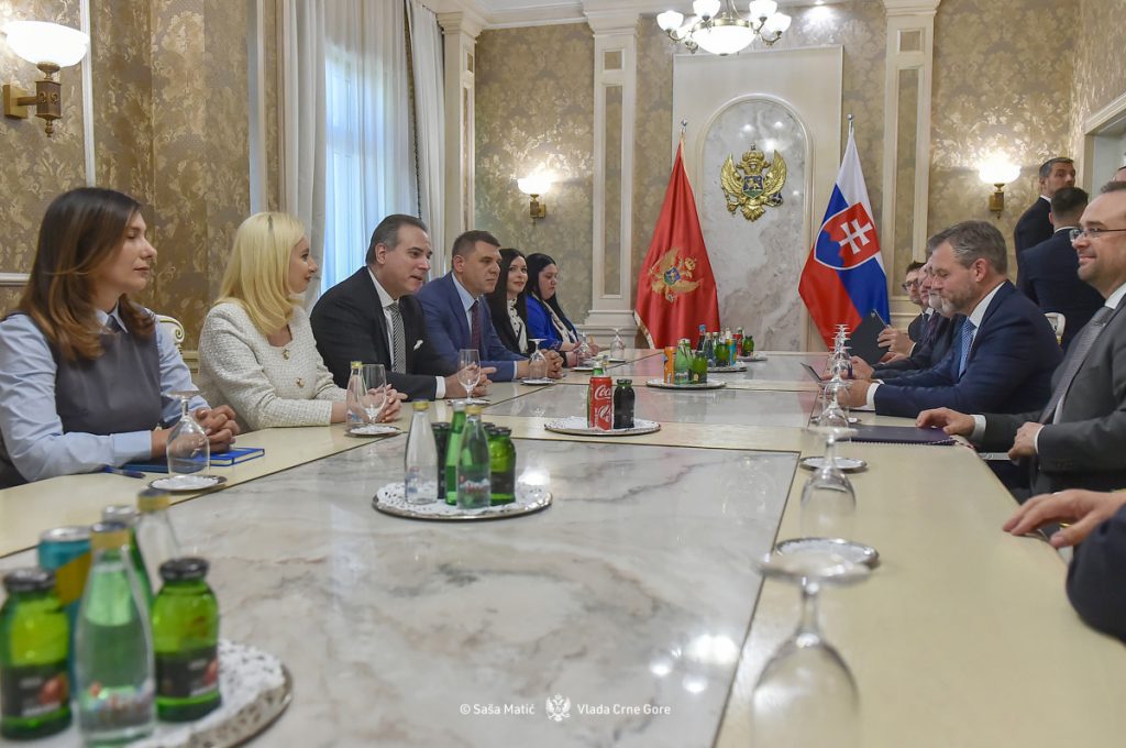 Ivanović sa Pelegrinijem: Snažna podrška Slovačke evropskom putu Crne Gore