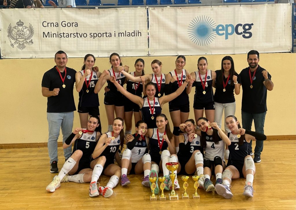 Juniorke Budućnosti šampionke Crne Gore