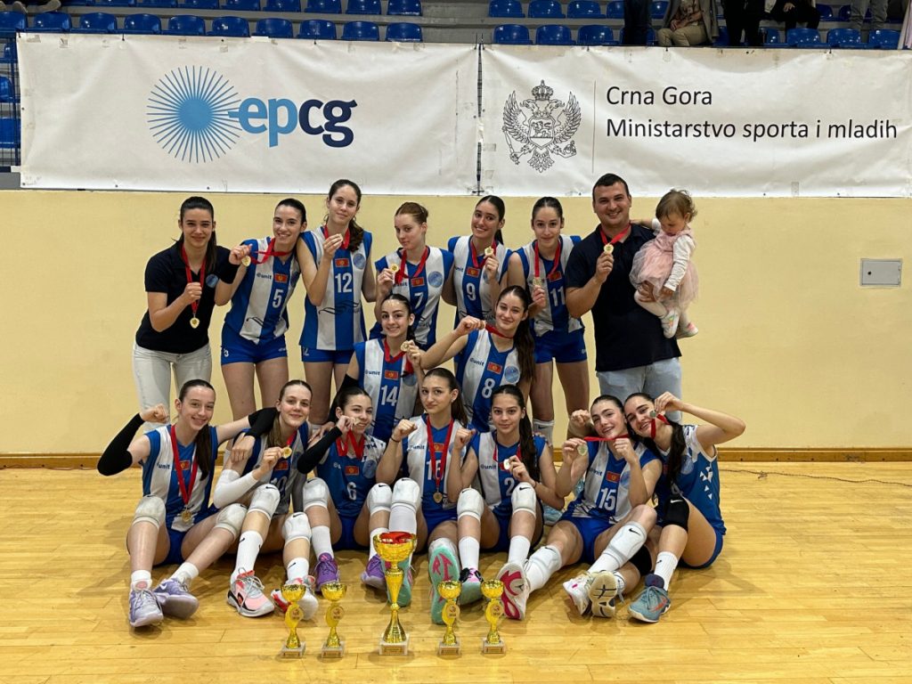 Odbojkašice Budućnosti najbolje u Crnoj Gori u kadetskoj konkurenciji