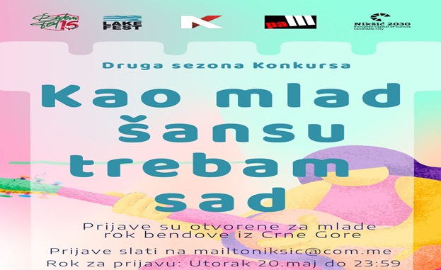 Konkurs za mlade bendove „Kao mlad, šansu trebam sad“