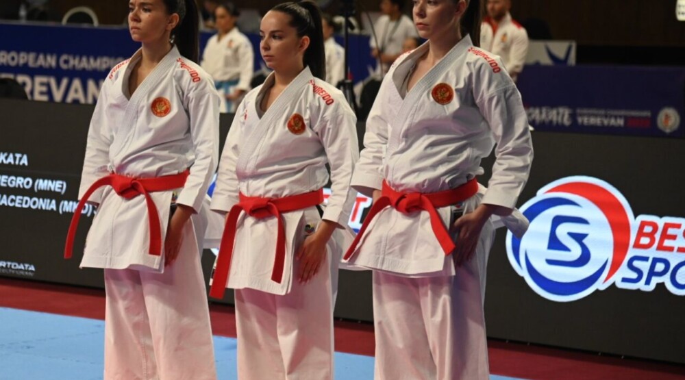 Karatistkinje blizu medalje: Kata tim protiv Francuske za evropsku bronzu