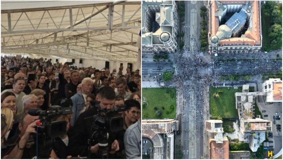 Vučić okupio više ljudi pod šatorima u zaječarskim selima nego blokaderi u Beogradu (FOTO/VIDEO)