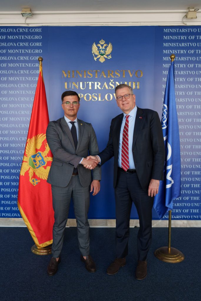 Šaranović sa Erkenom: Nastavak strateškog partnerstva u oblasti migracija i bezbjednosti granica