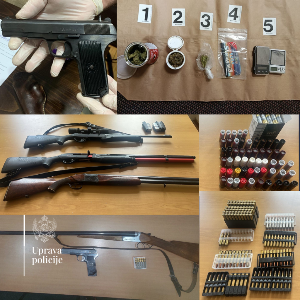 Pretresi na 47 lokacija na teritoriji cijele države, oduzeto oružje, droga, vozila i novac
