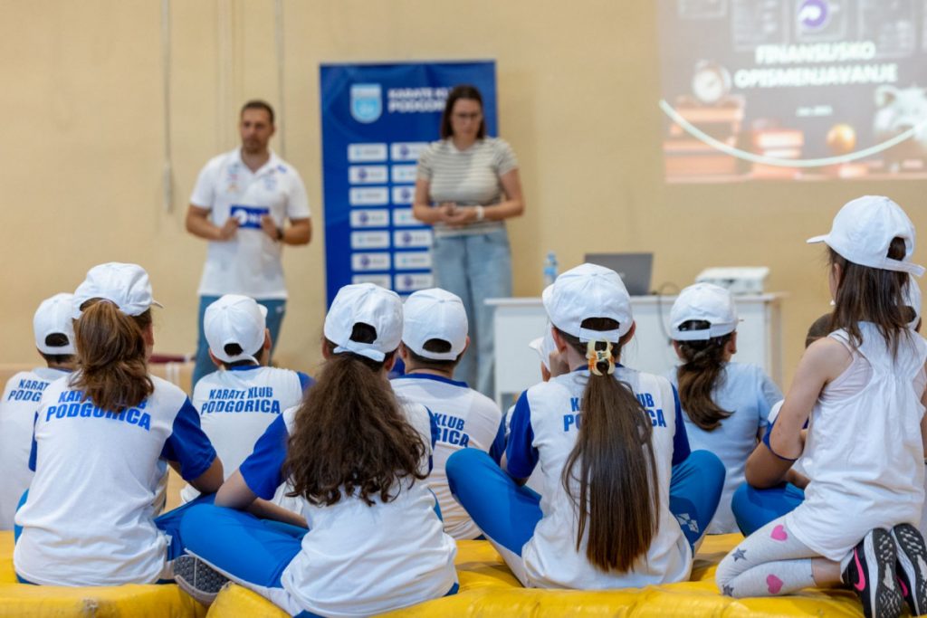 Karate klub ,,Podgorica“ u partnerstvu sa NLB Bankom organizovao radionicu o finansijskom opismenjavanju