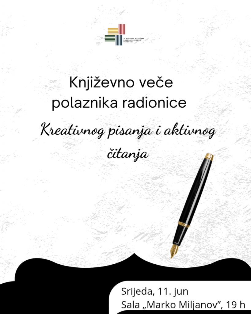 Veče polaznika radionice kreativnog pisanja