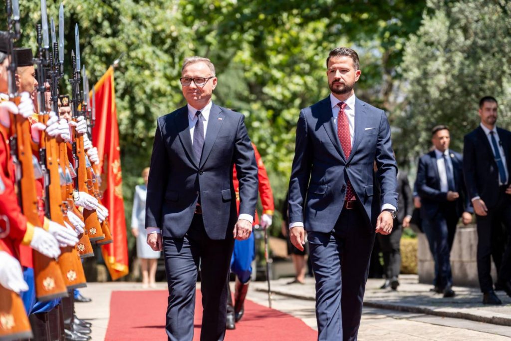 Predsjednik Poljske u zvaničnoj posjeti Crnoj Gori