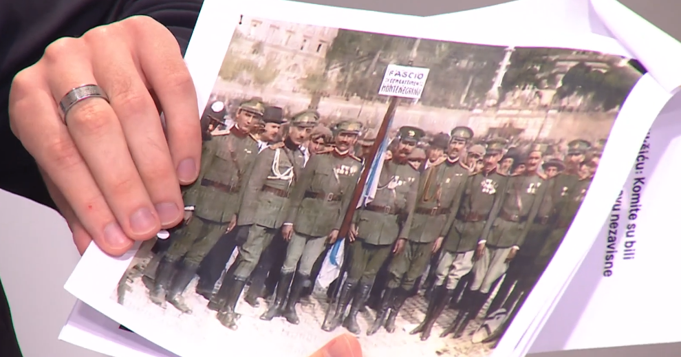 (FOTO) Miličić pita DPS: Hoćete li tražiti i da se zabrane obilježja crnogorskih fašista- komita?