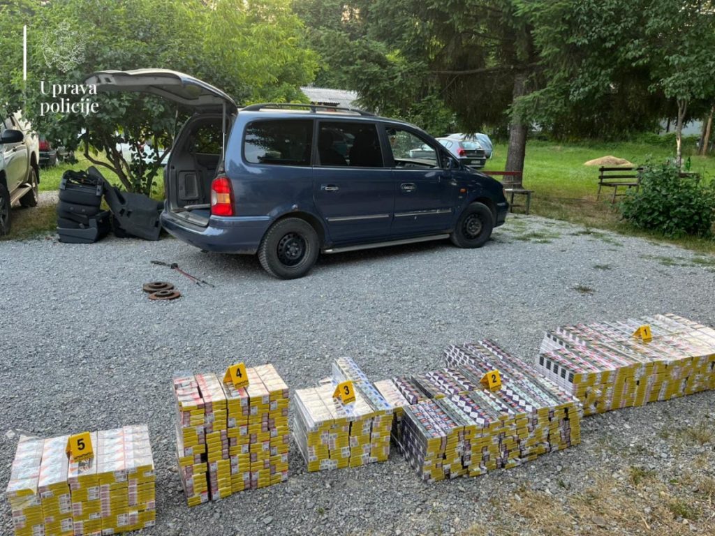 Granična policija zaplijenila duvan vrijedan 19.000 eura
