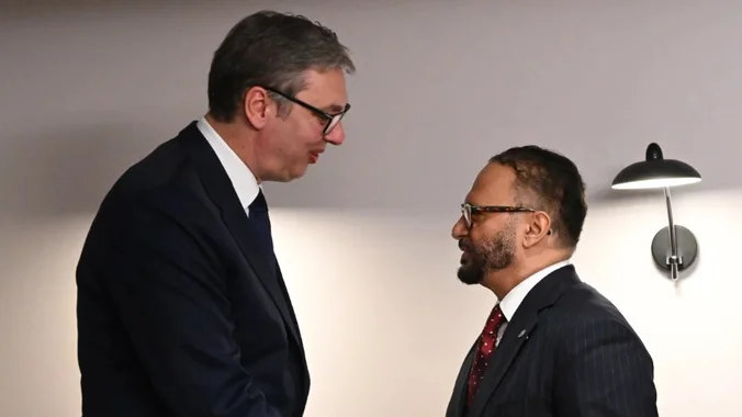 Vučić sa savjetnikom predsjednika UAE: Prijateljski razgovor sa Gargašom o temama koje su obilježile GLOBSEC