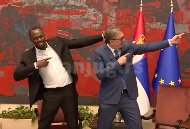 Vučić se sastao sa Juseinom Boltom: Višestruki šampion u Beogradu!