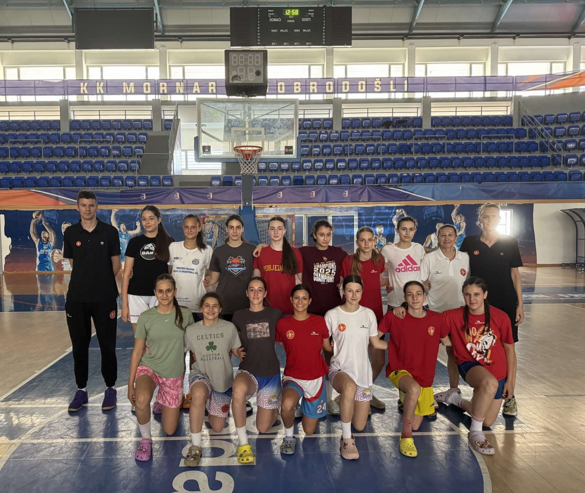 ženska pionirska košarkaška reprezentacija crne gore