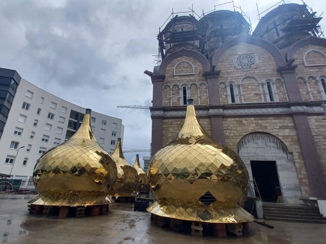 Banja Luka: „Pozlata“ šest kupola na srpsko-ruskom Hramu do kraja jula