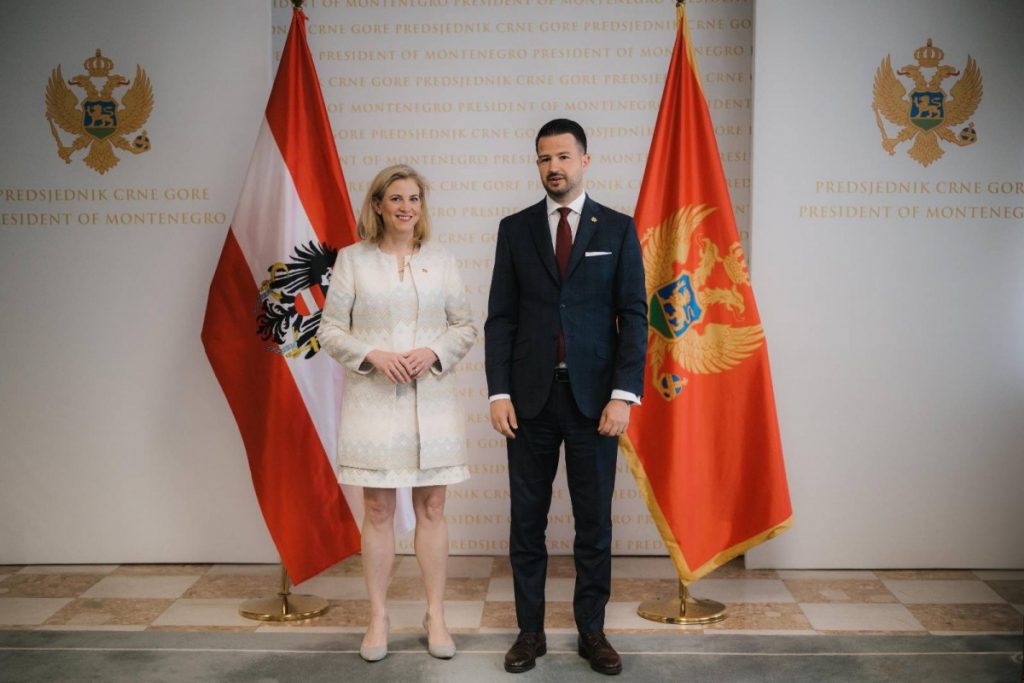 Milatović sa austrijskom ministarkom: Crna Gora zauzima lidersku poziciju u regionu kada je riječ o evropskim integracijama