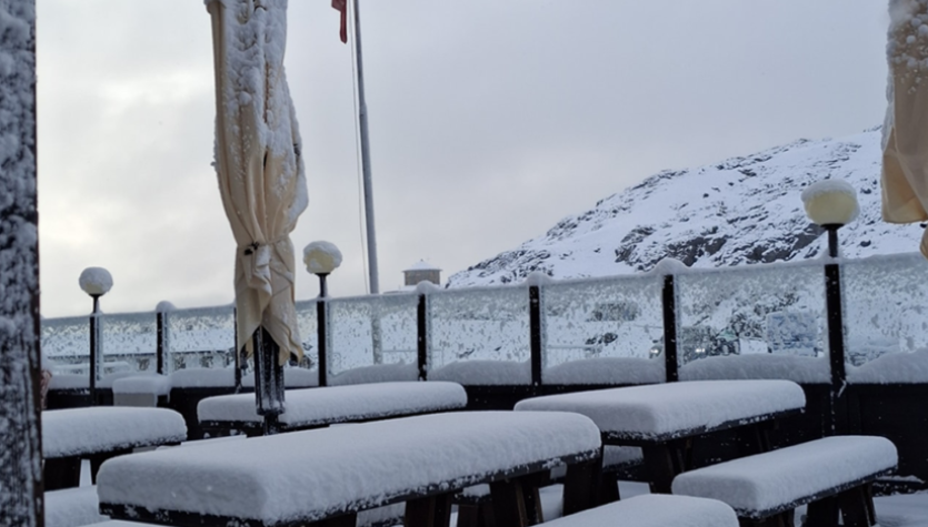 U italijanskim Alpima pada snijeg, temperature ispod nule