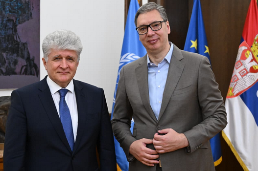 Vučić se sastao sa pomoćnikom generalnog sekretara UN za Evropu Miroslavom Jenčom