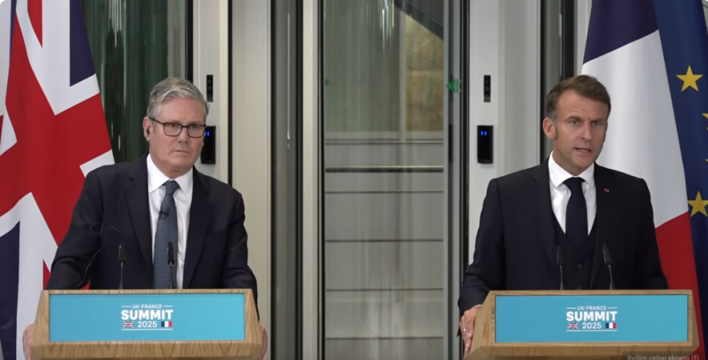 Starmer i Makron pozvali na pojačavanje pritiska na Putina