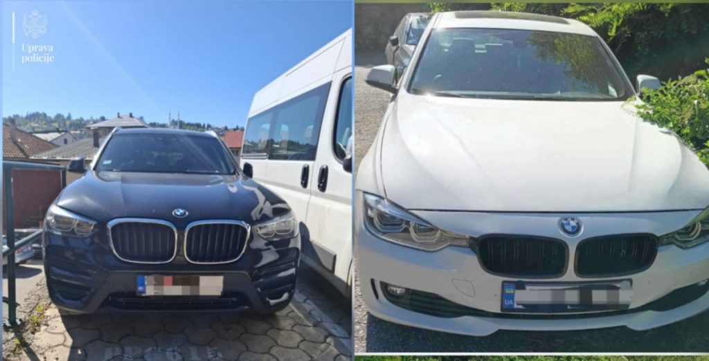 Policija oduzela dva BMW-a!