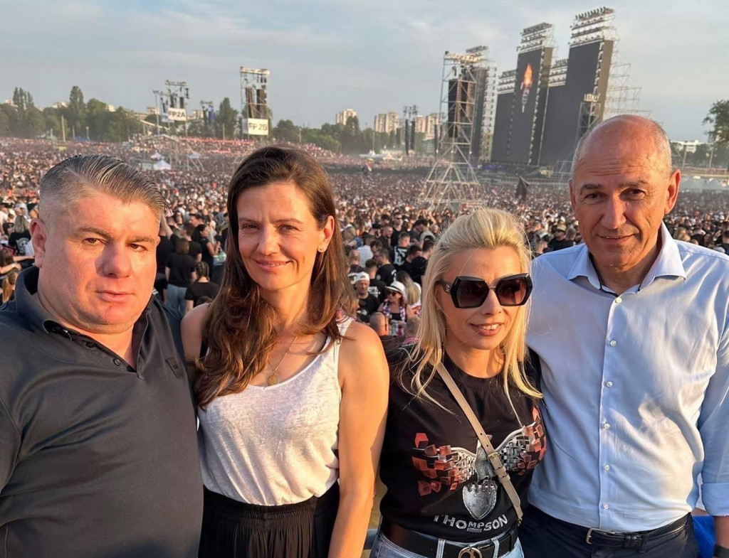 Oštre reakcije u Sloveniji: Janšin dolazak na Tompsonov koncert je sramota, ustaše nisu priznavale naš narod