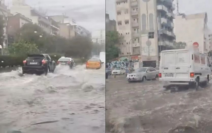 Nevrijeme pogodilo sjever Grčke: Poplavljene ulice Soluna, saobraćaj u kolapsu