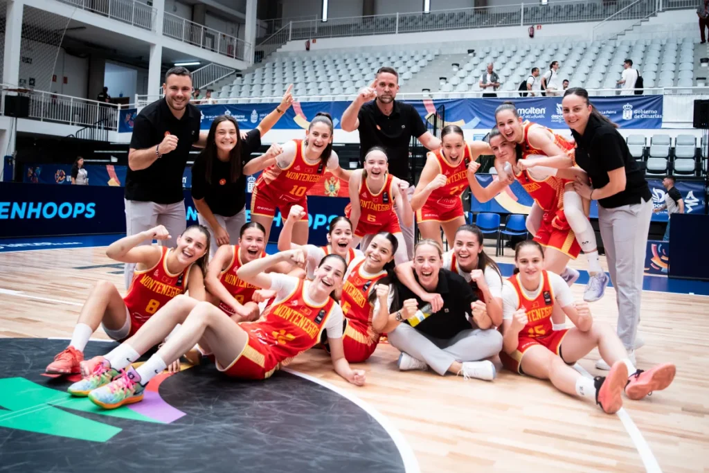 Ženska juniorska reprezentacija Crne Gore izborila prolaz među osam najboljih selekcija Evrope