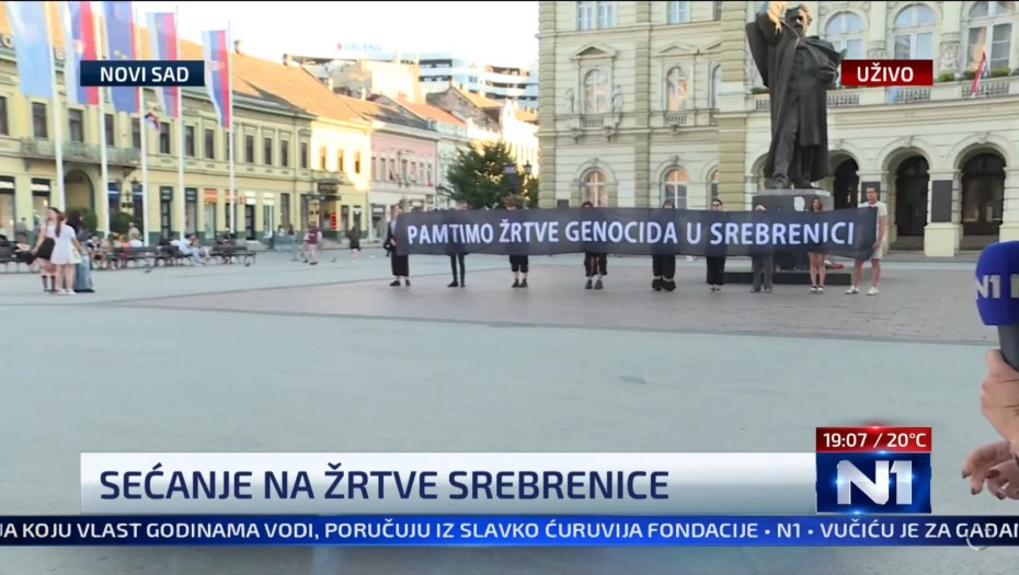 Blokaderi u Novom Sadu poručili: Srbi su počinili genocid
