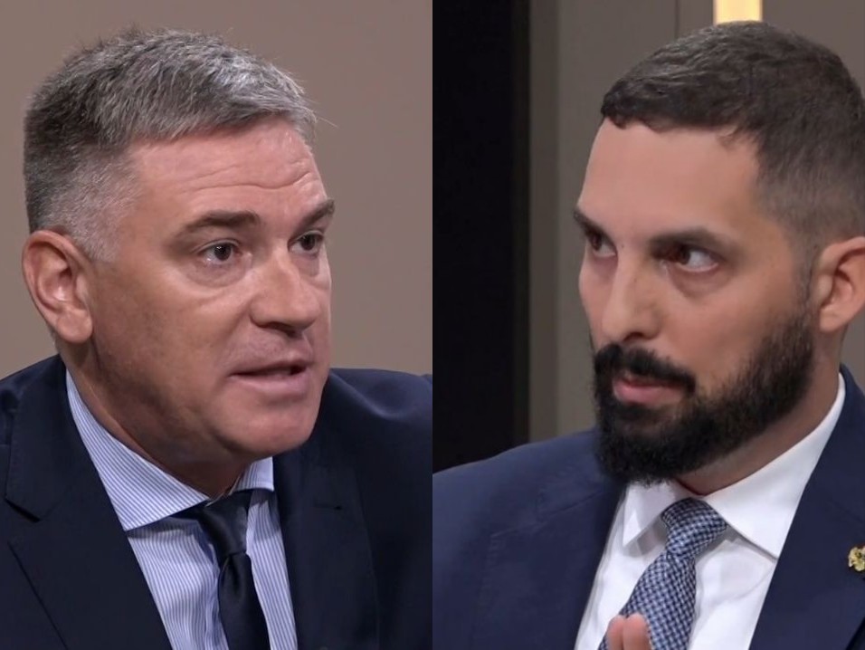 Velika polemika poslanika Demokrata i DPS-a; Leković: Je li Neno Kaluđerović za Vas intelektualac ili kriminalac?; Huter: Nisam mjerodavan da mjerim je li intelektualac, on je moj brat