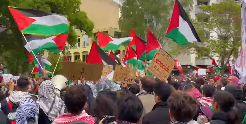 Njemačka policija uhapsila 57 ljudi na protestu podrške Palestincima, povrijeđeno 17 osoba