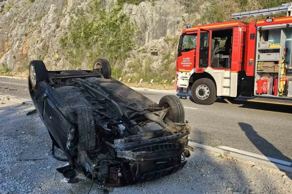 Udes na putu Cetinje-Budva, dvoje povrijeđenih!