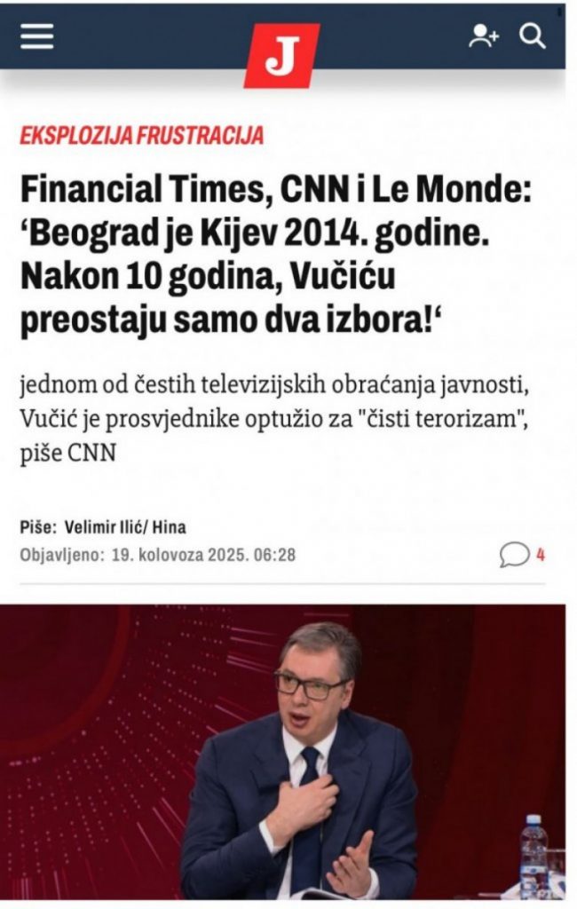 Maske su pale! Ustaše i Nato mediji poručuju: Moramo zapaliti Beograd kao Kijev 2014. godine, Srbija će dobiti Majdan i rat!