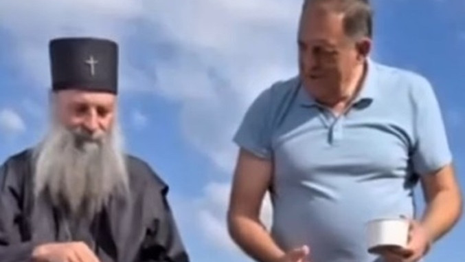 Patrijarh Porfirije sa Dodikom na Jahorini (VIDEO)