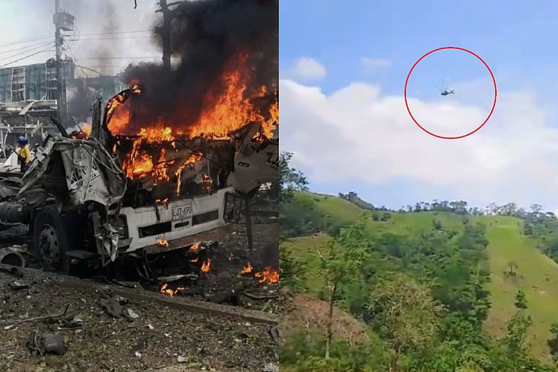 U Kolumbiji auto-bomba ekplodirala ispred vojne baze, oboren policijski helikopter