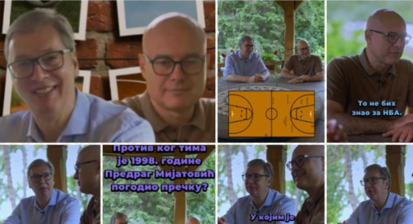 Vučić i Vučević učestvovali u sportskom kvizu, na ovo pitanje nisu znali odgovor: „Ma za Partizan, 100 POSTO