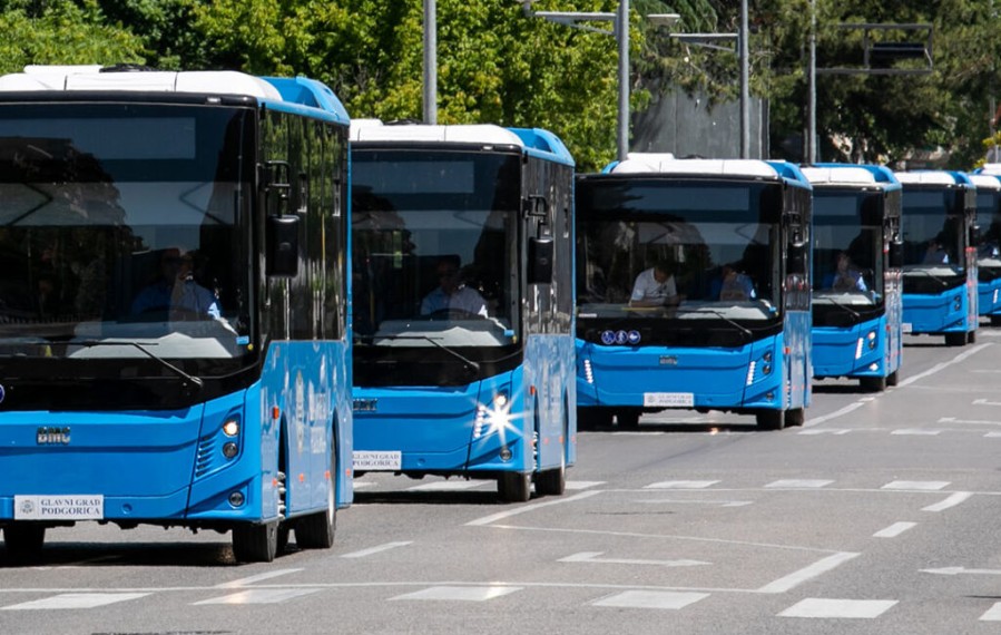 Manje autobusa na svim linijama u Podgorici: Od ponedjeljka izmijenjeni red vožnje