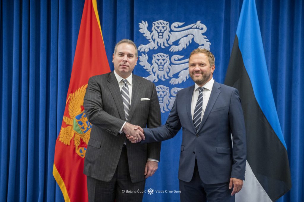 Ivanović sa Margusom Cahknom: Estonija potvrđuje snažnu podršku evropskoj integraciji Crne Gore